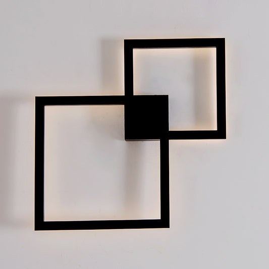 Modern Geometric LED Wall Lamp – Square Accent Light