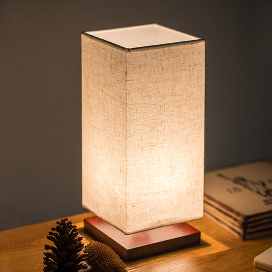 Wooden LED Table Lamp – USB-Powered Decorative Light