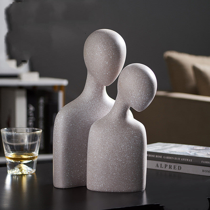 Abstract Love Statue – Modern Home & Office Décor