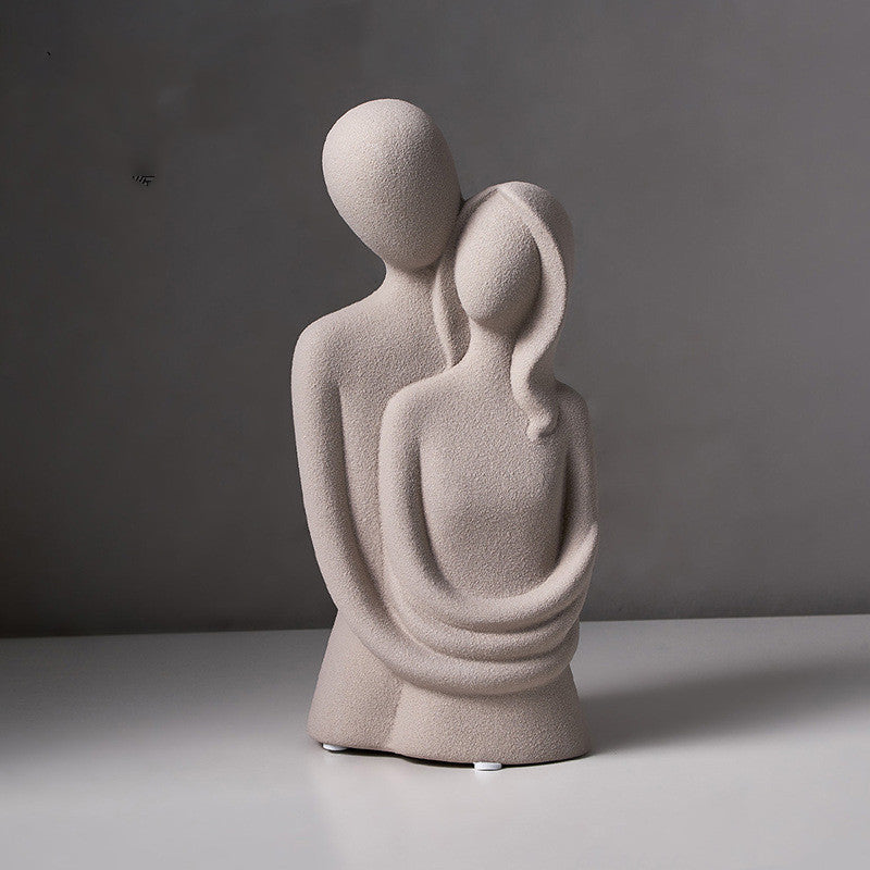 Abstract Love Statue – Modern Home & Office Décor