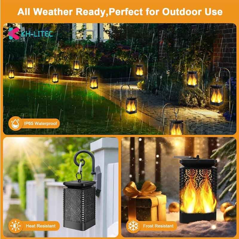 Solar Flame Lantern – Waterproof Outdoor Light