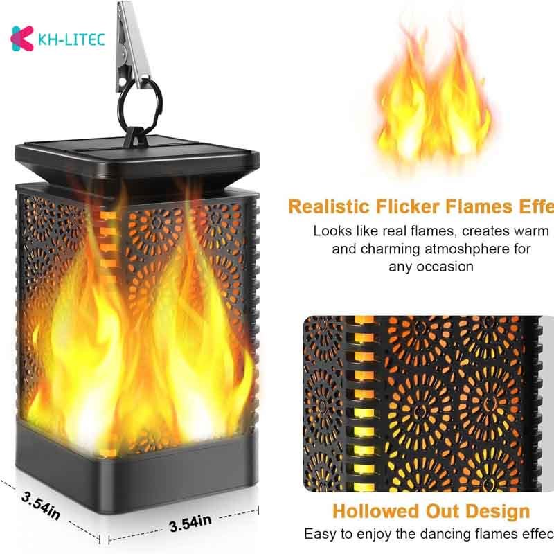 Solar Flame Lantern – Waterproof Outdoor Light