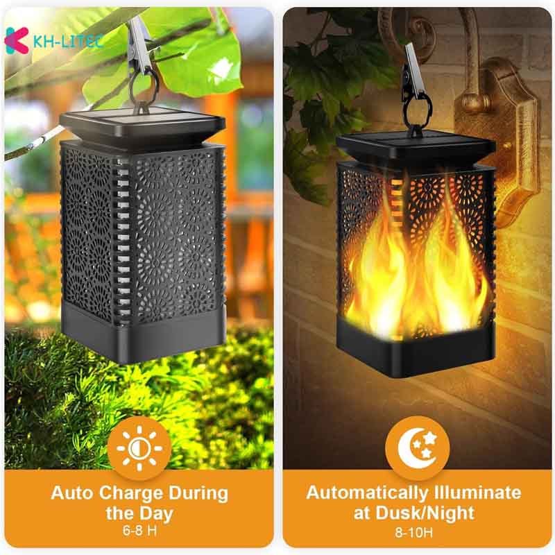 Solar Flame Lantern – Waterproof Outdoor Light