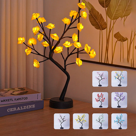 LED Rose Tree Lamp – Fairy Light for Home & Gifts